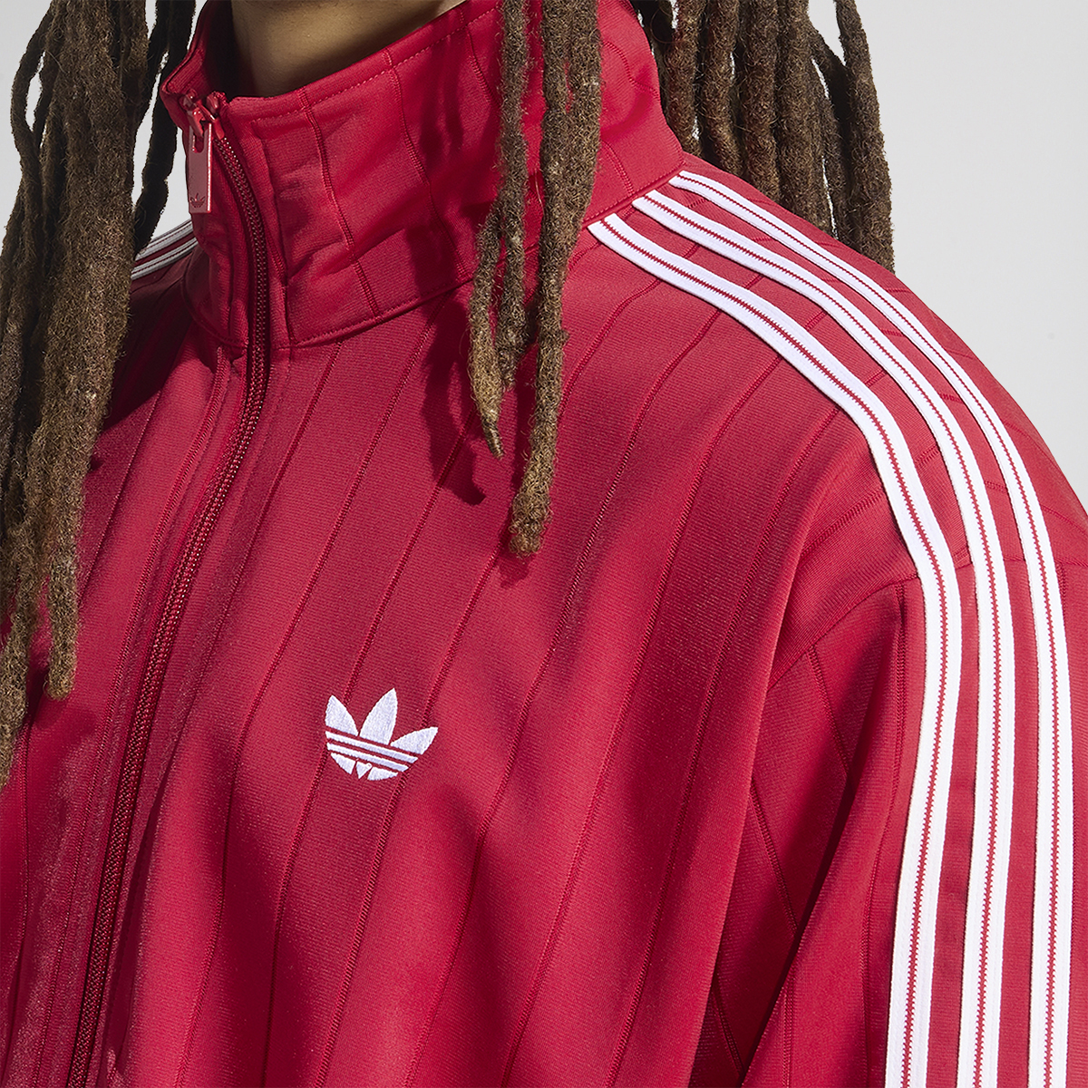 Buzo con Cierre adidas Firebird Drop Needle Hombre poli&eacute;ster,  image number null