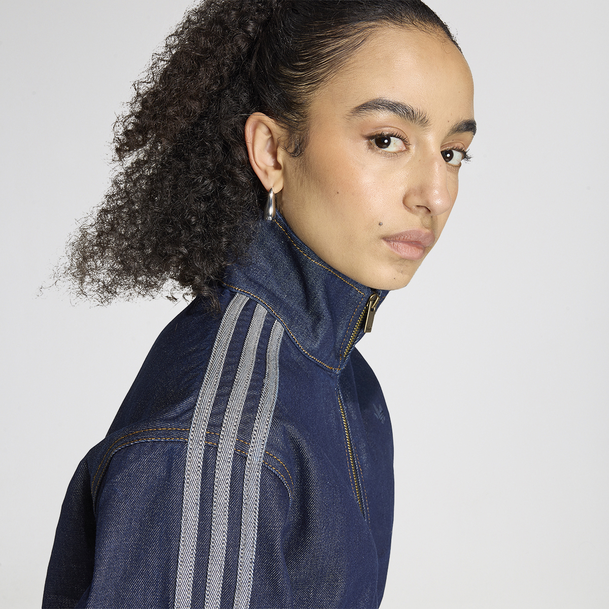 Campera adidas Firebird Denim Mujer,  image number null