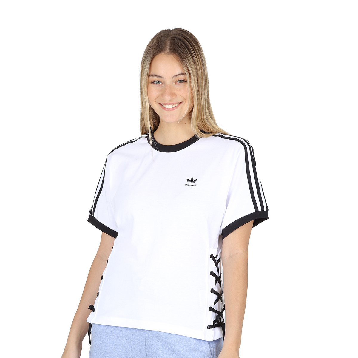 Remera adidas sales mujer corta