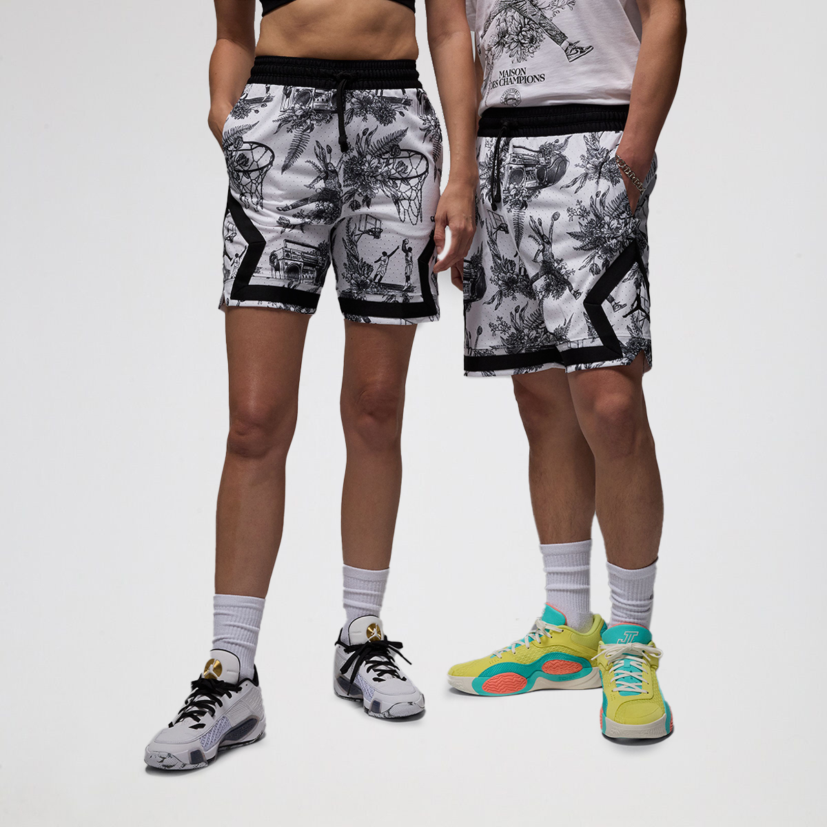Short Jordan Sport Dri-FIT Printed Diamond,  image number null