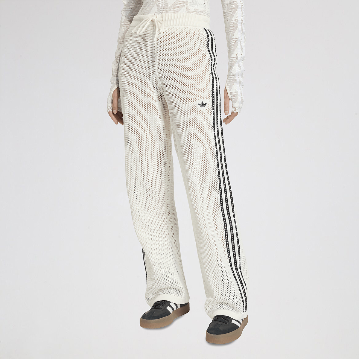 Pantal&oacute;n adidas Crochet Firebird Mujer,  image number null