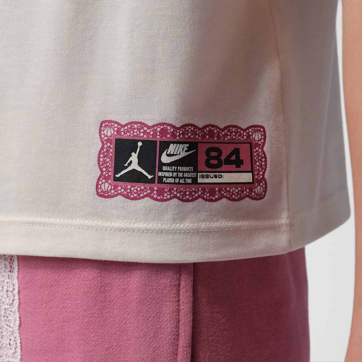Remera Jordan Flower Lace Ni&ntilde;a,  image number null