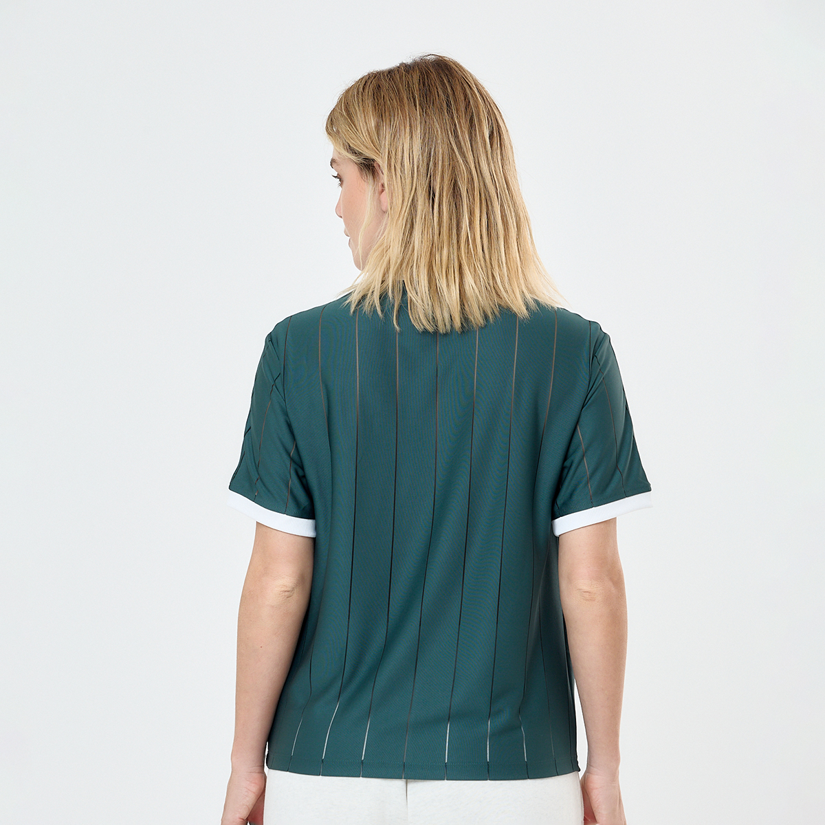 Remera adidas 3 Tiras Pinstripe Mujer,  image number null
