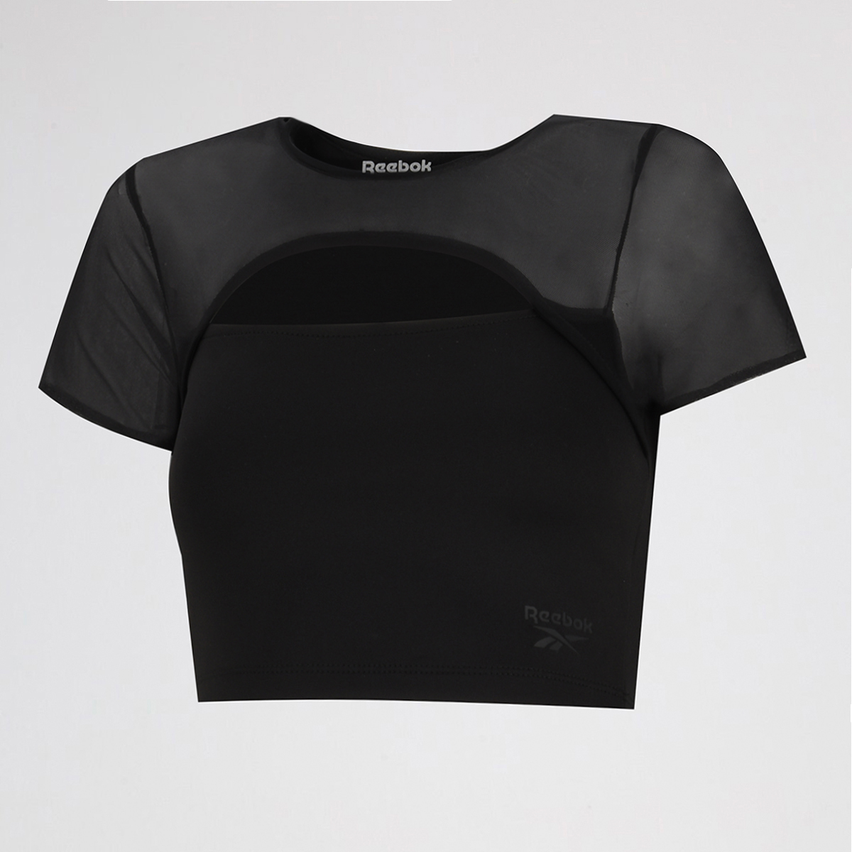 Remera Reebok Crop Mujer,  image number null