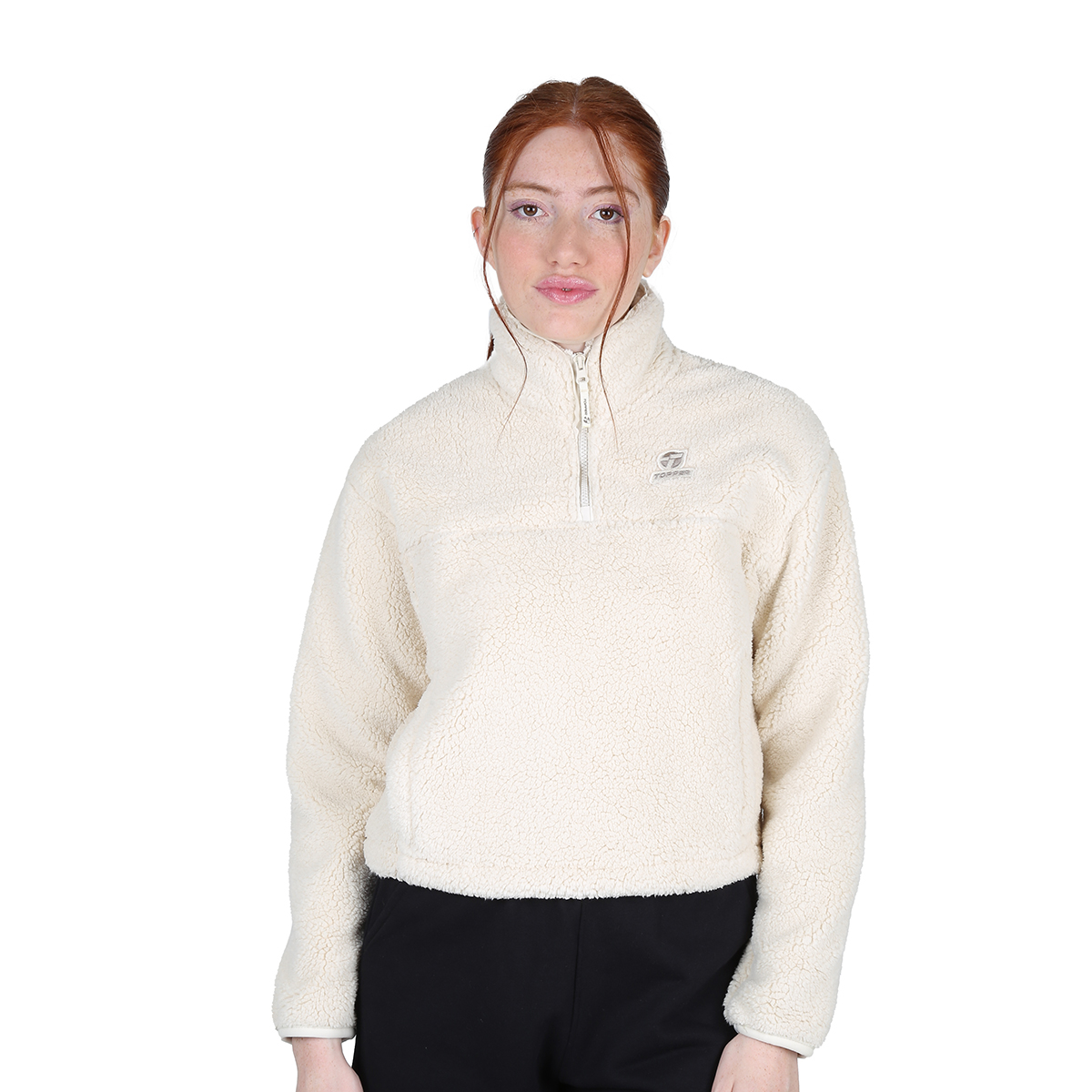 Buzo Urbano Topper 1-2 Zip Sherpa Mujer,  image number null
