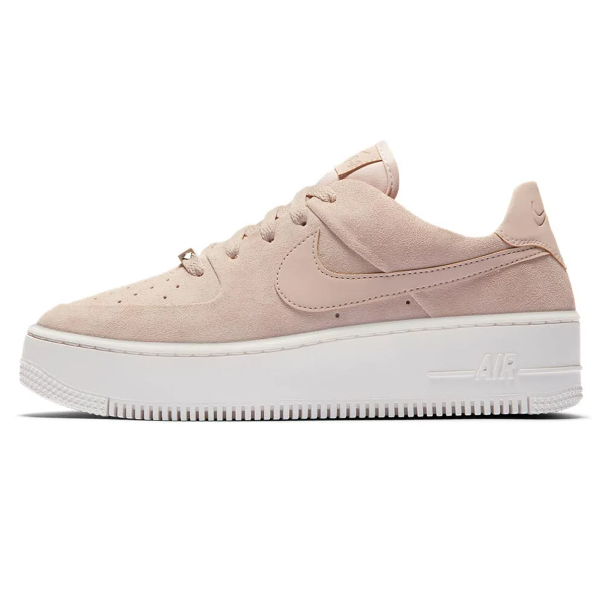 Nike air force gamuza rosa top