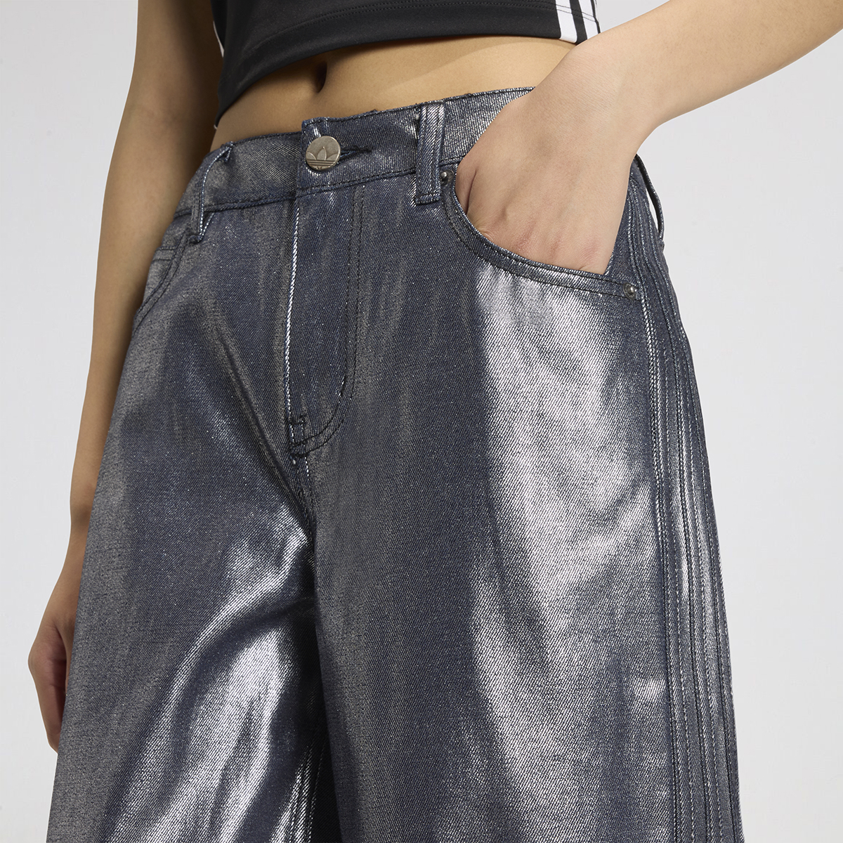 Pantal&oacute;n adidas Firebird Demin Mujer,  image number null