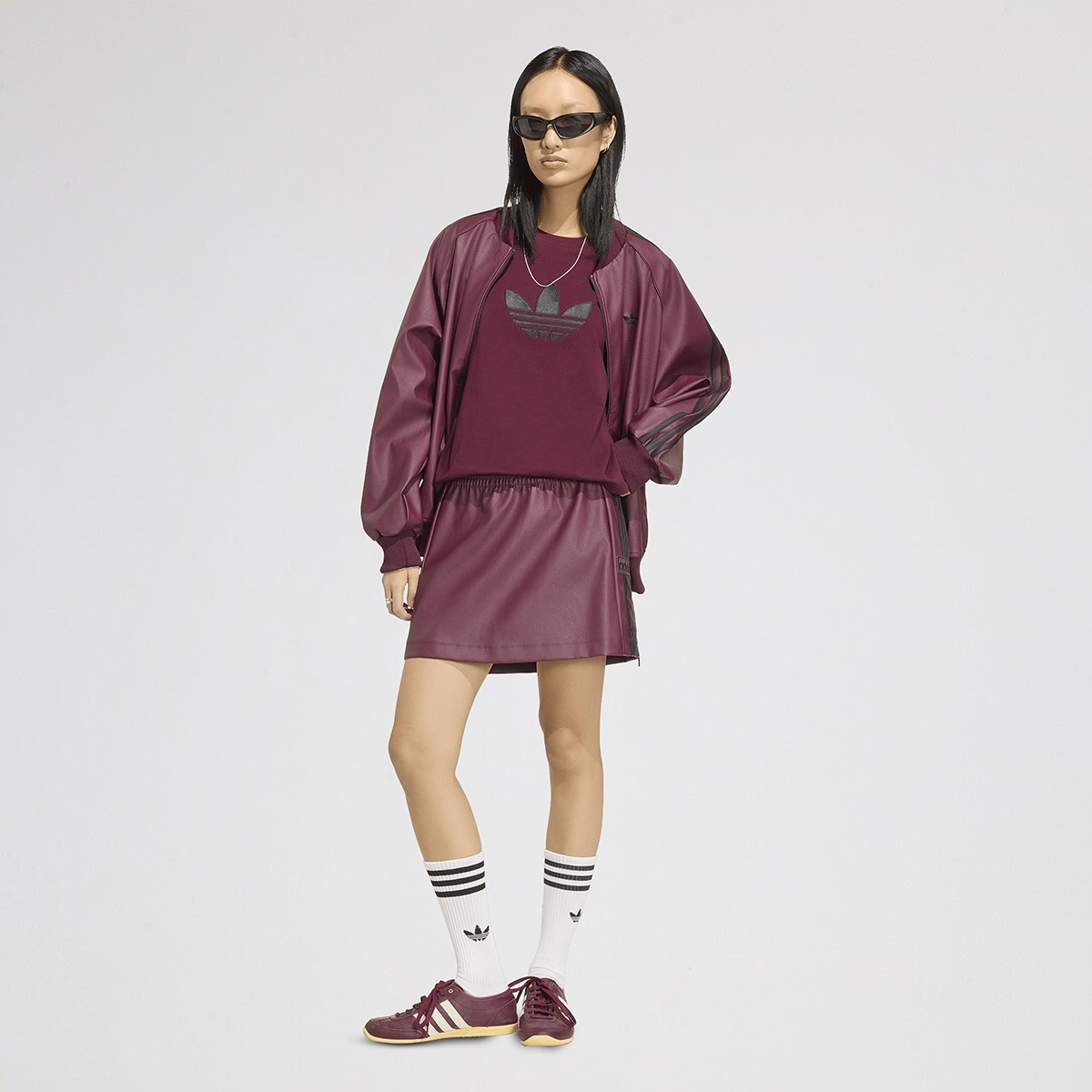 Pollera adidas Pleather Adibreak Mujer,  image number null