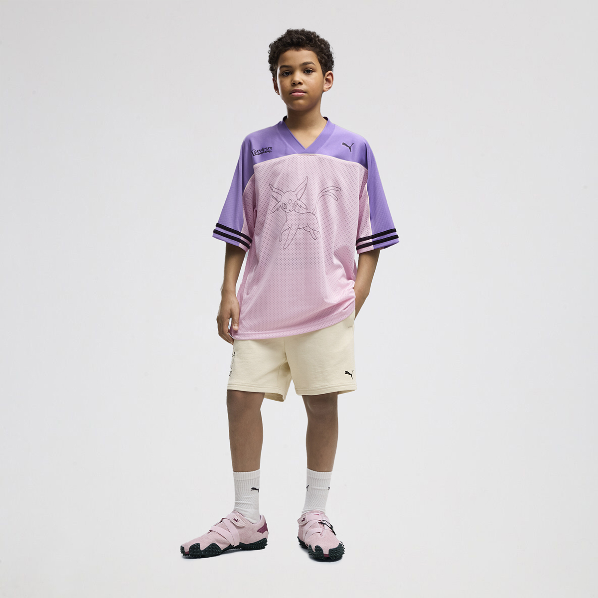 Remera Puma X Pok&eacute;mon Oversized Ni&ntilde;o algod&oacute;n,  image number null