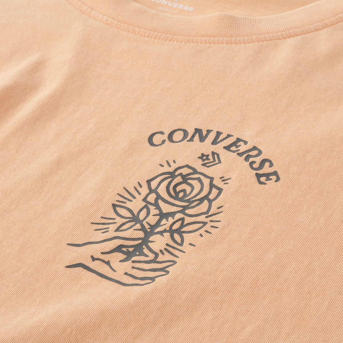 Remera Converse Rose Algod&oacute;n Mujer,  image number null