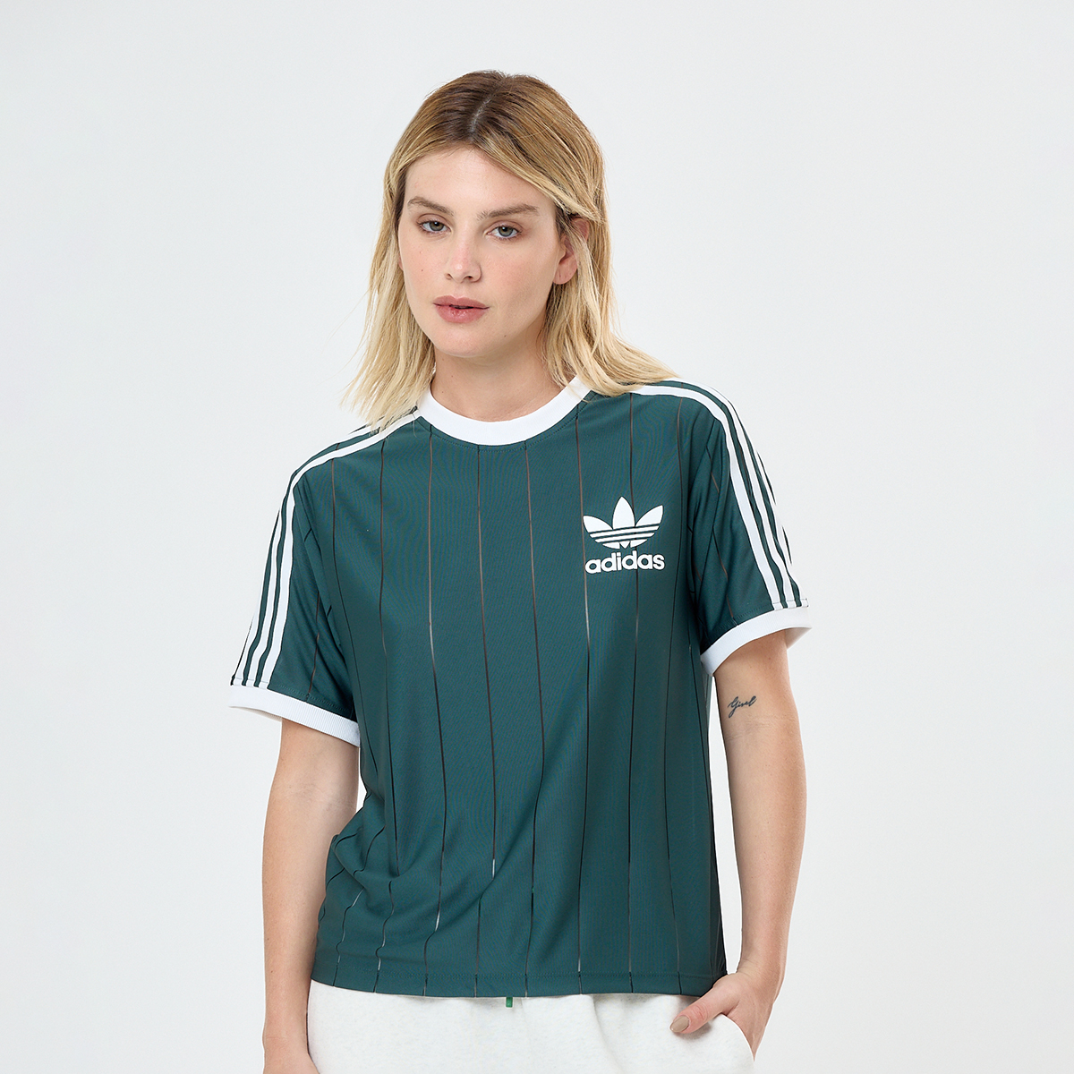 Remera adidas 3 tiras top