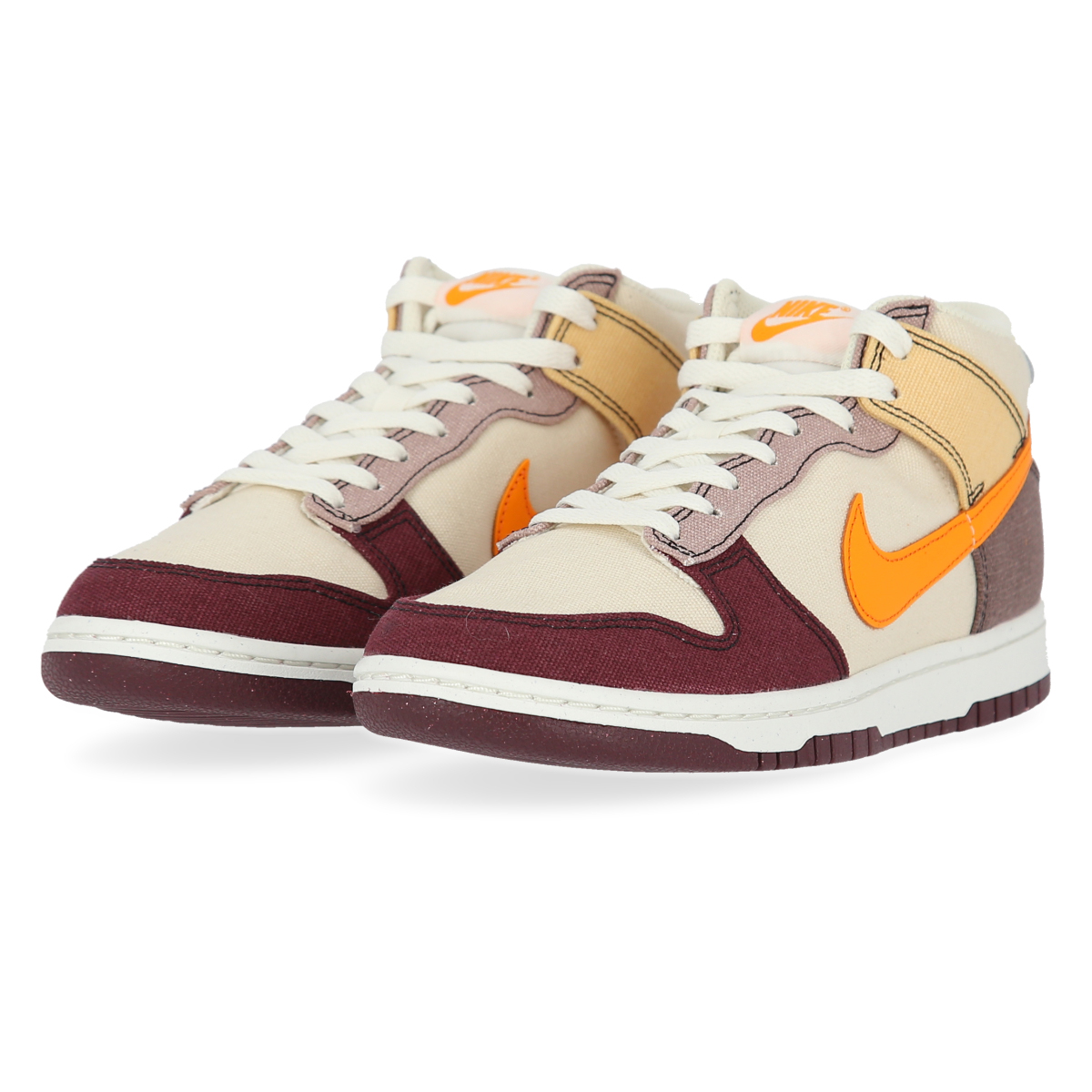 Nike dunk mid hombre marron discount