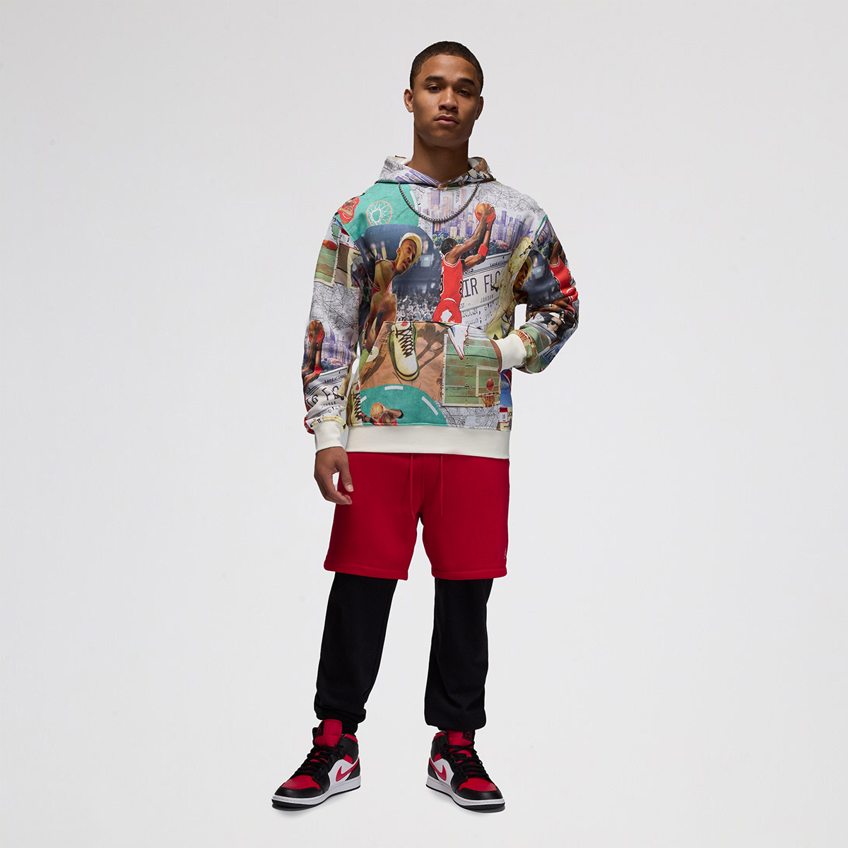 Buzo Jordan Brooklyn Aop Fleece Hombre,  image number null