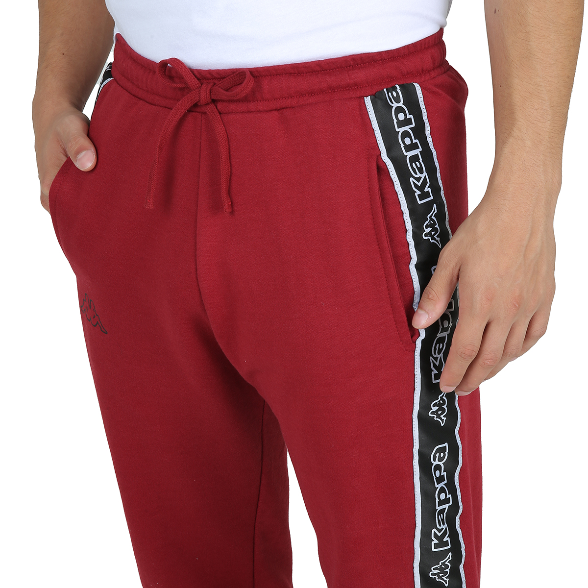 Pantalón Kappa Logo Tape Shara Hombre,  image number null