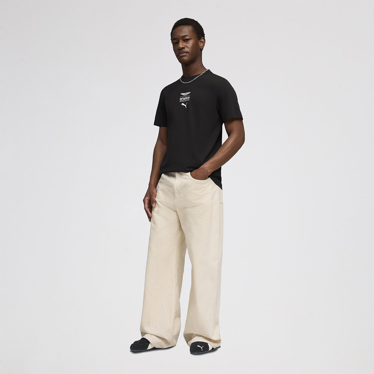 Remera Puma x Aston Martin Aramco F1 Essentials Hombre,  image number null