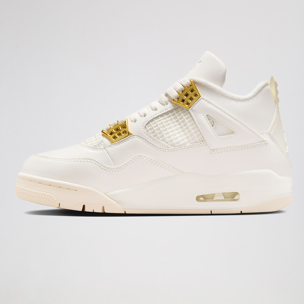 Zapatillas Air Jordan 4 Retro Metallic Gold Mujer Moov