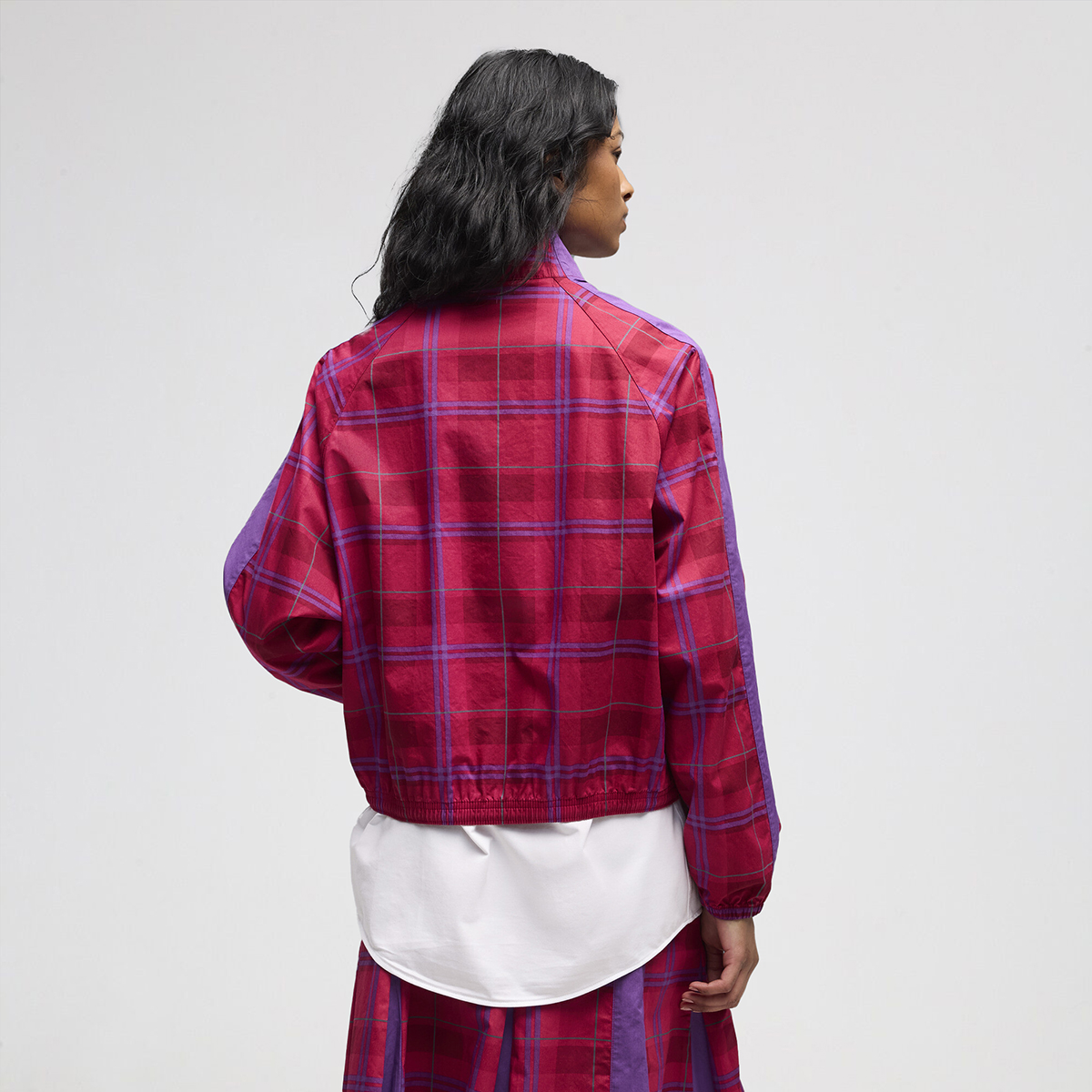 Buzo con Cierre Puma T7 Tartan Mujer,  image number null