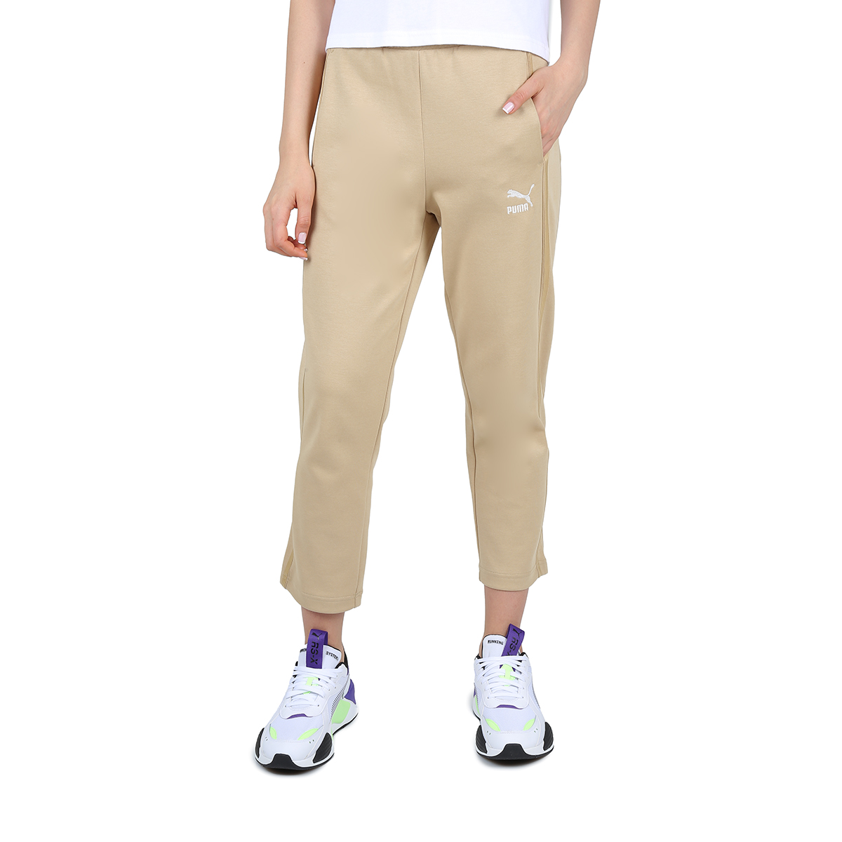 Pantalón Puma T7 High Waist Mujer,  image number null