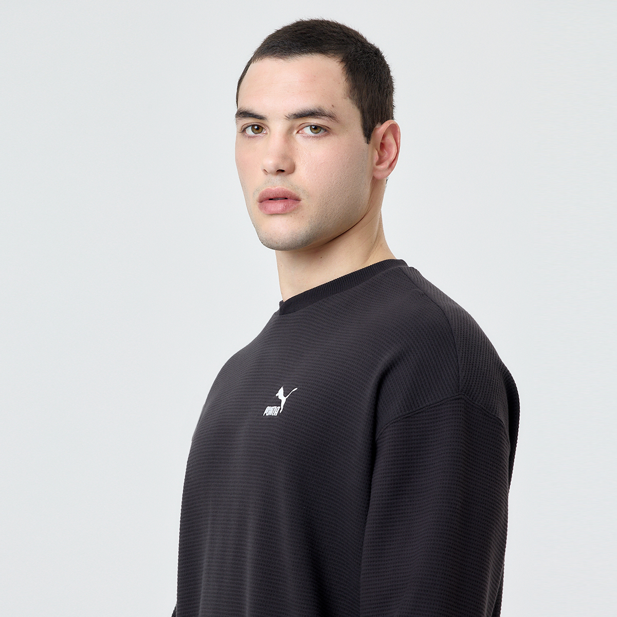 Buzo Puma Classics Waffle Crew Hombre,  image number null