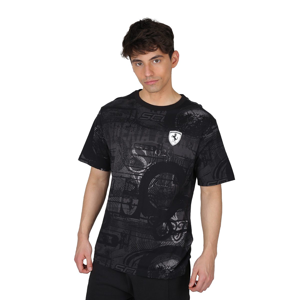 Remera Urbana Puma Ferrari Race Aop Hombre,  image number null