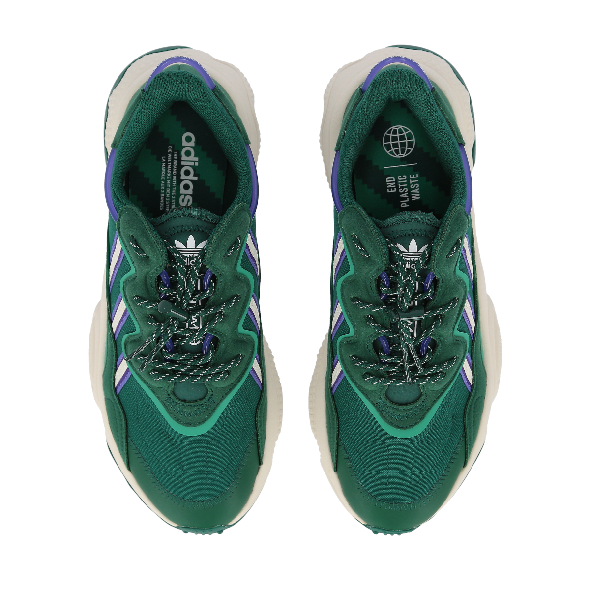 Adidas ozweego 2025 hombre verdes