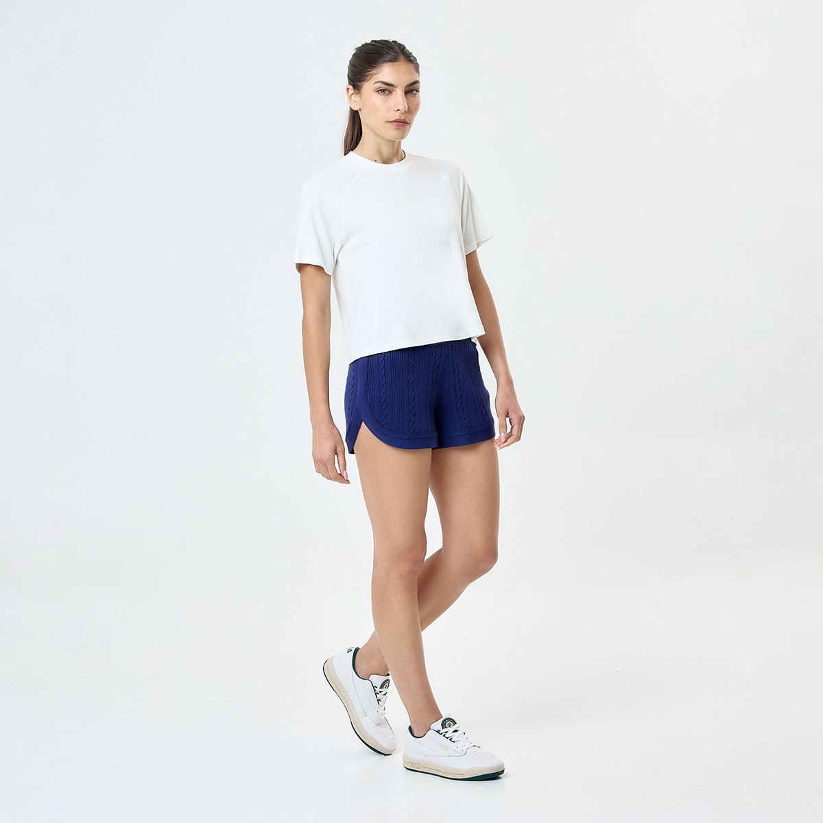 Short Fila Uc Knit Stripe Mujer,  image number null