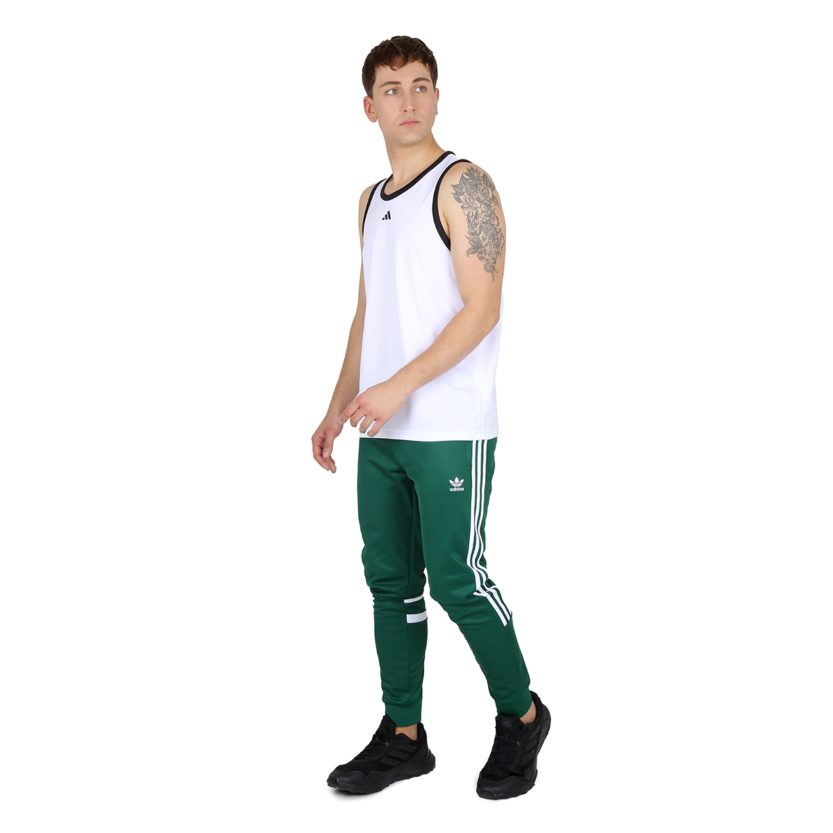 Musculosa Básquet adidas 3 Tiras Hombre,  image number null
