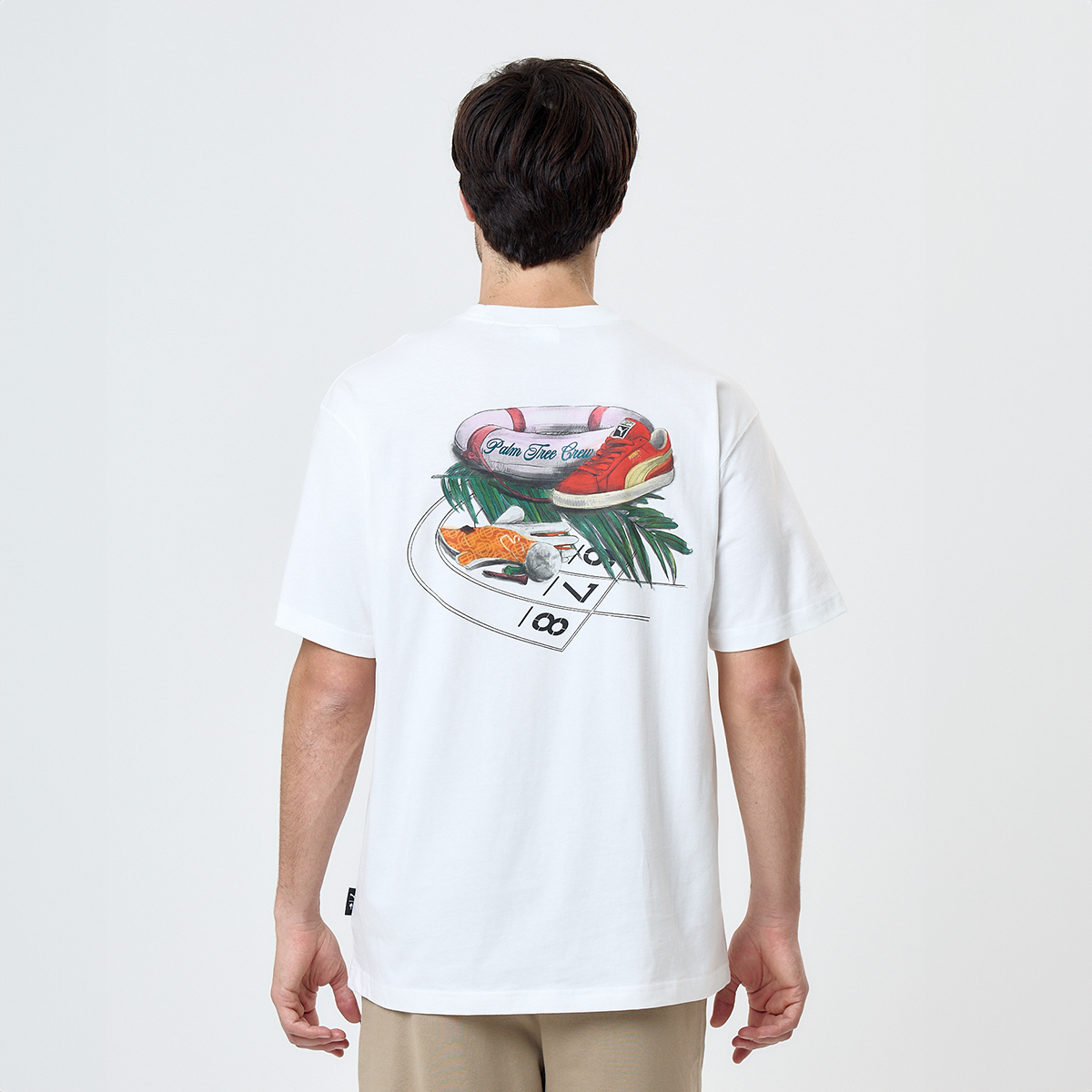 Remera Puma X PALM TREE CREW Hombre,  image number null