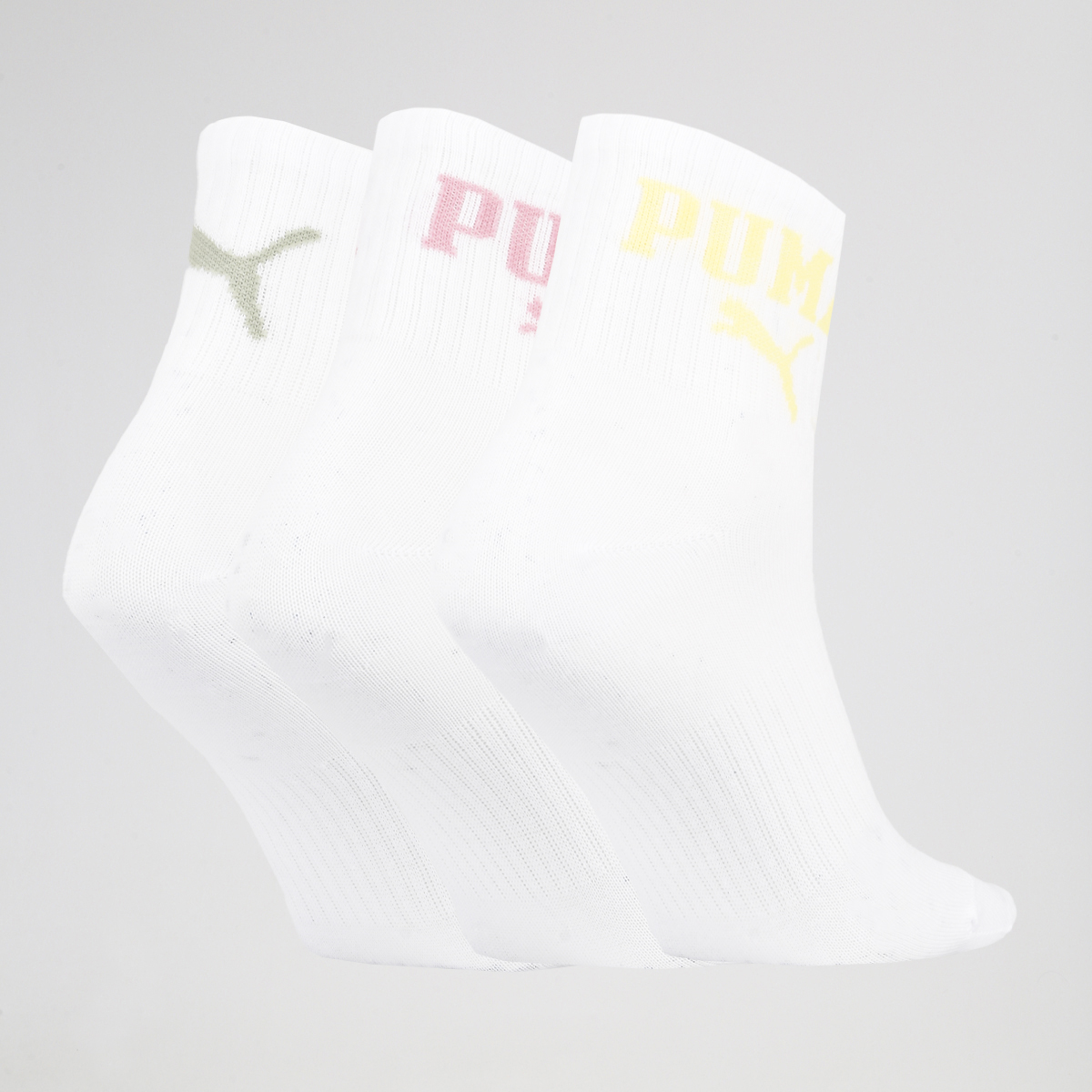 Pack De Medias Puma Logo Crew X3 Algodón,  image number null