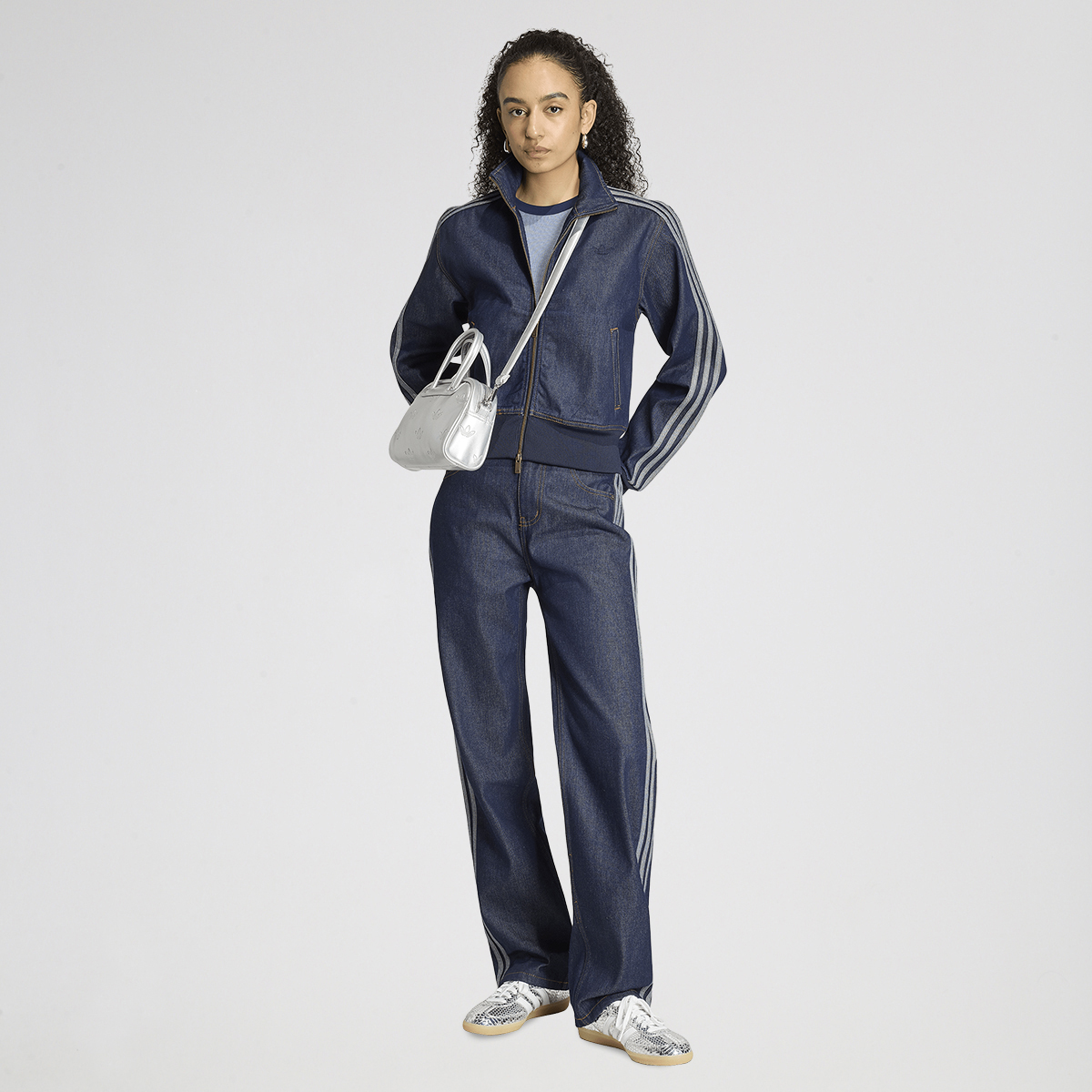 Campera adidas Firebird Denim Mujer,  image number null