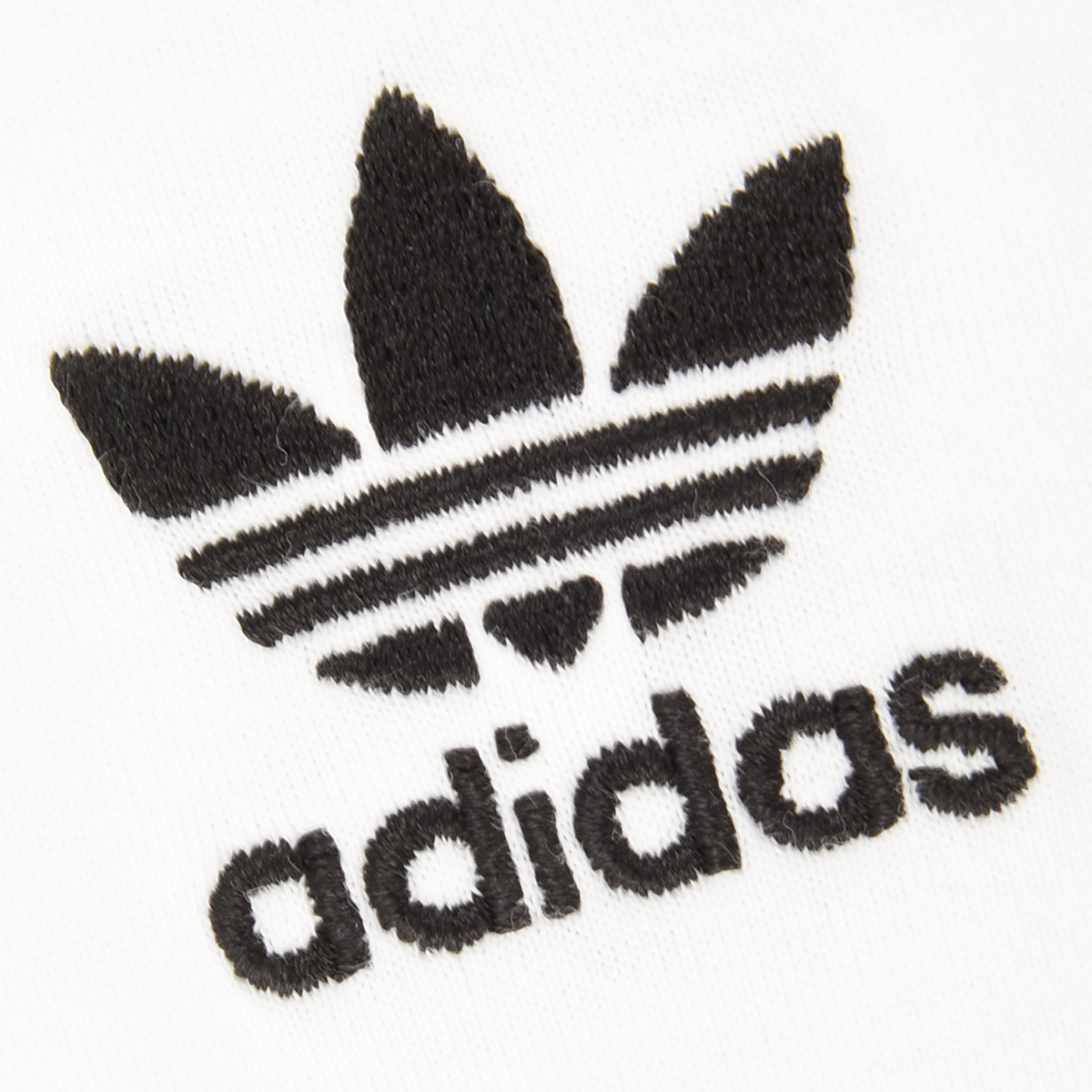 logotipo original de adidas negro
