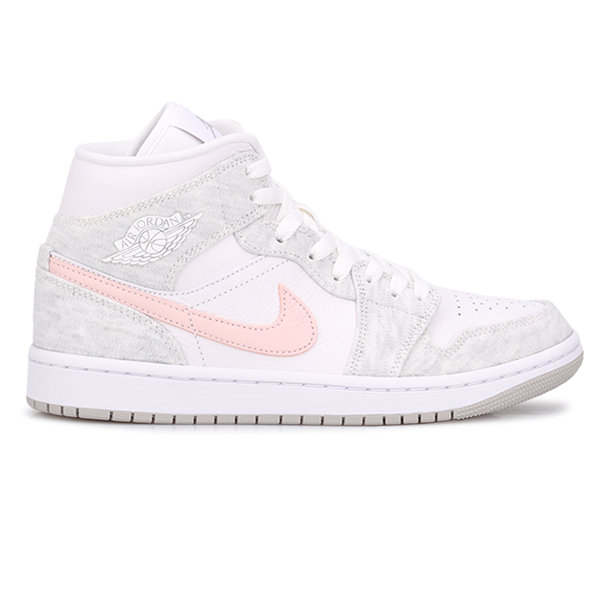 Jordan gris con sale rosa