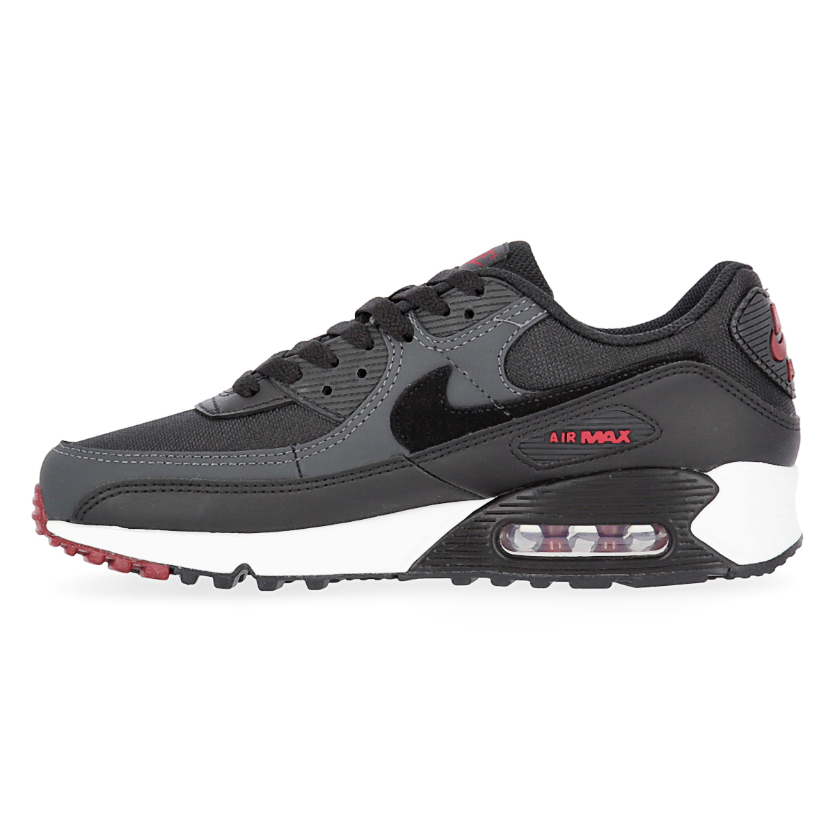 Zapatillas Urbanas Nike Air Max 90 Anthracite Team Red Hombre,  image number null