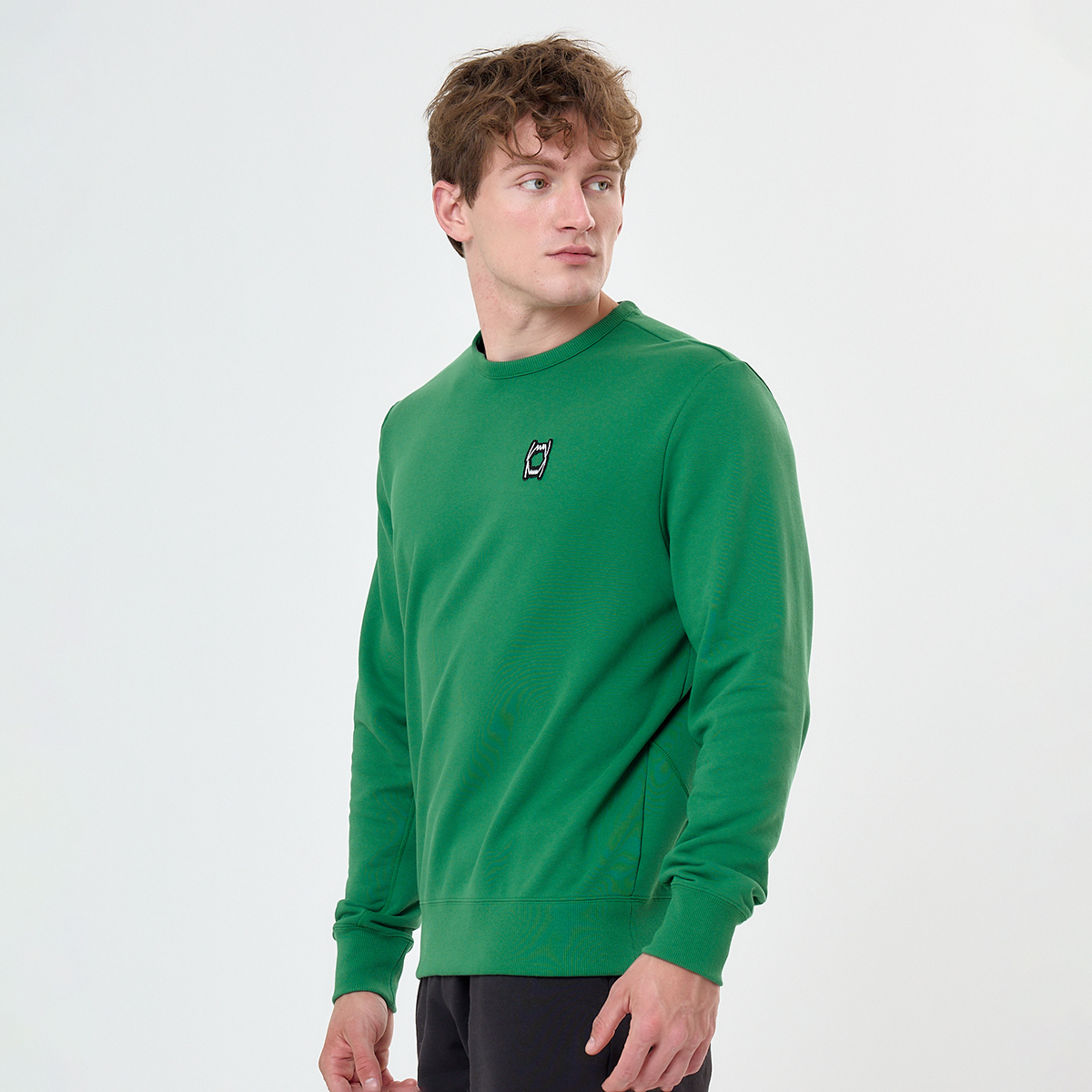 Buzo Básquet Puma Pivot Crewneck Hombre,  image number null