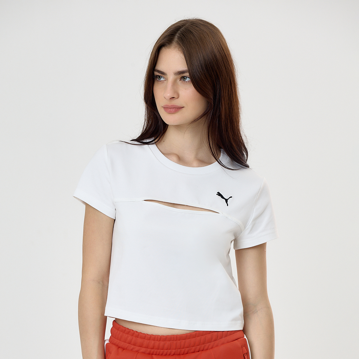 Remera Puma Wardrobe Ess Cut-out Baby de Mujer,  image number null