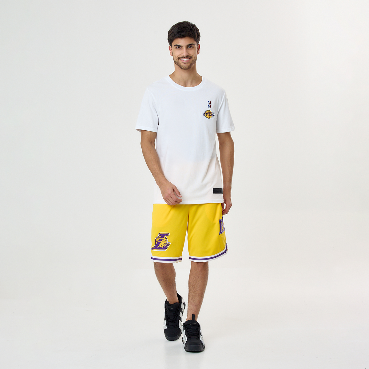 Remera NBA Los Angeles Lakers Back Print Relugar Fit Hombre,  image number null