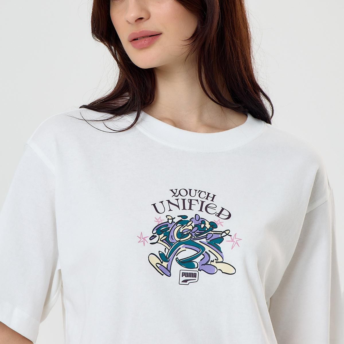 Remera Puma Downtown Graphic Mujer,  image number null