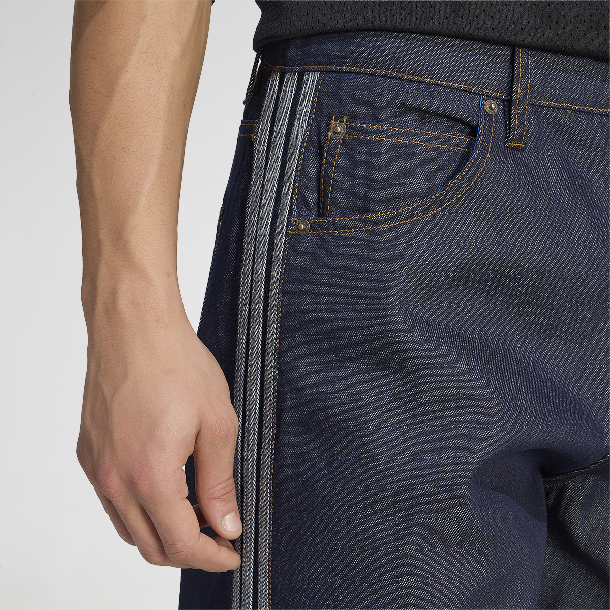 Pantal&oacute;n adidas Firebird Adicolor Denim,  image number null