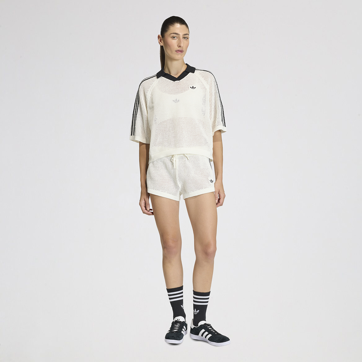 Remera adidas Crochet Polo Mujer,  image number null