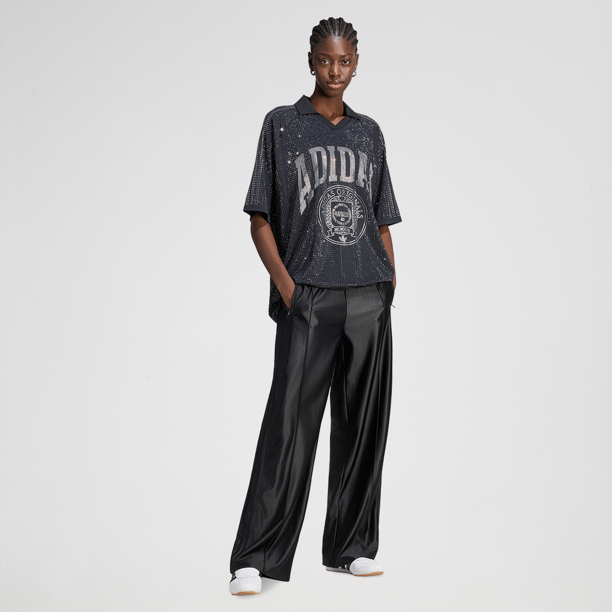 Remera adidas Rhinestones Oversized Mujer,  image number null