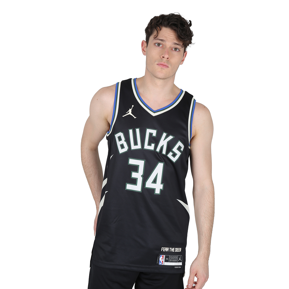 Musculosa Jordan Milwaukee Bucks Statement Edition,  image number null