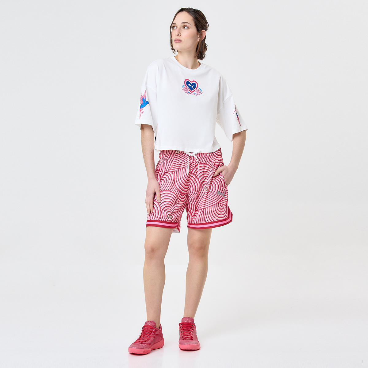 Short Puma Game Love Big Heart Mujer,  image number null