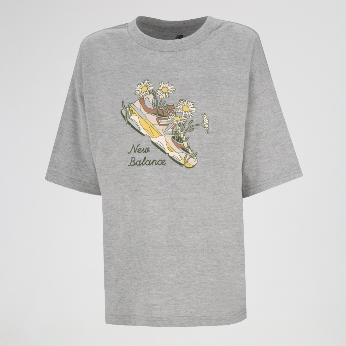 Remera New Balance Flower Shoe Mujer algod&oacute;n,  image number null