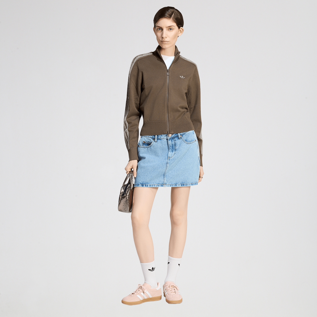 Pollera adidas Mid Rise Denim Mujer,  image number null