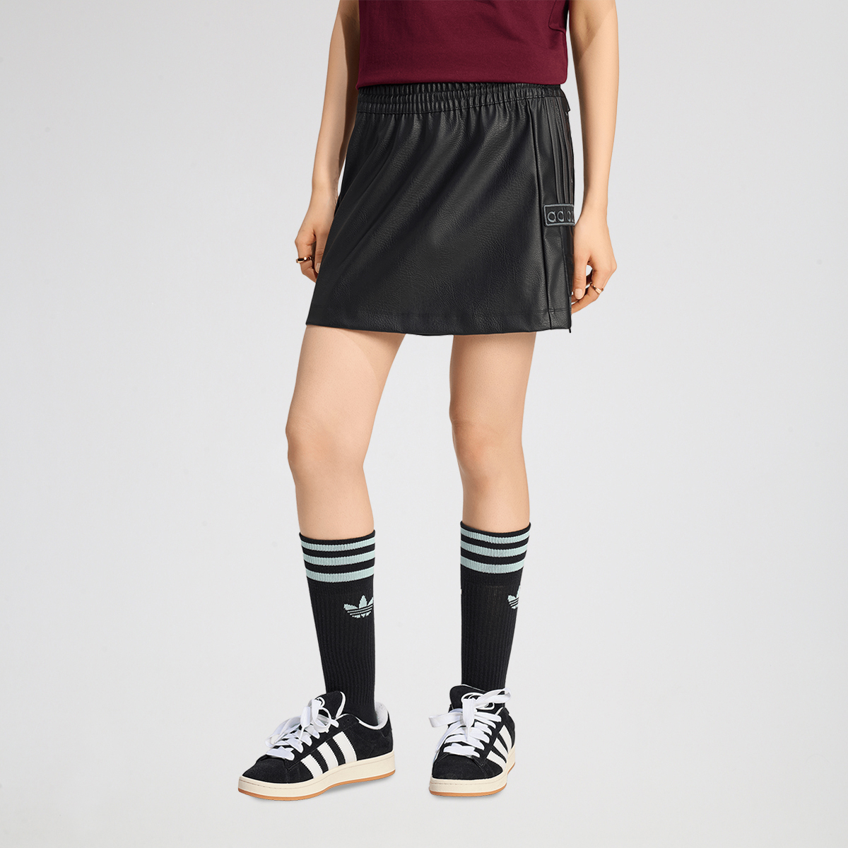 Pollera adidas Pleather Adibreak Mujer,  image number null
