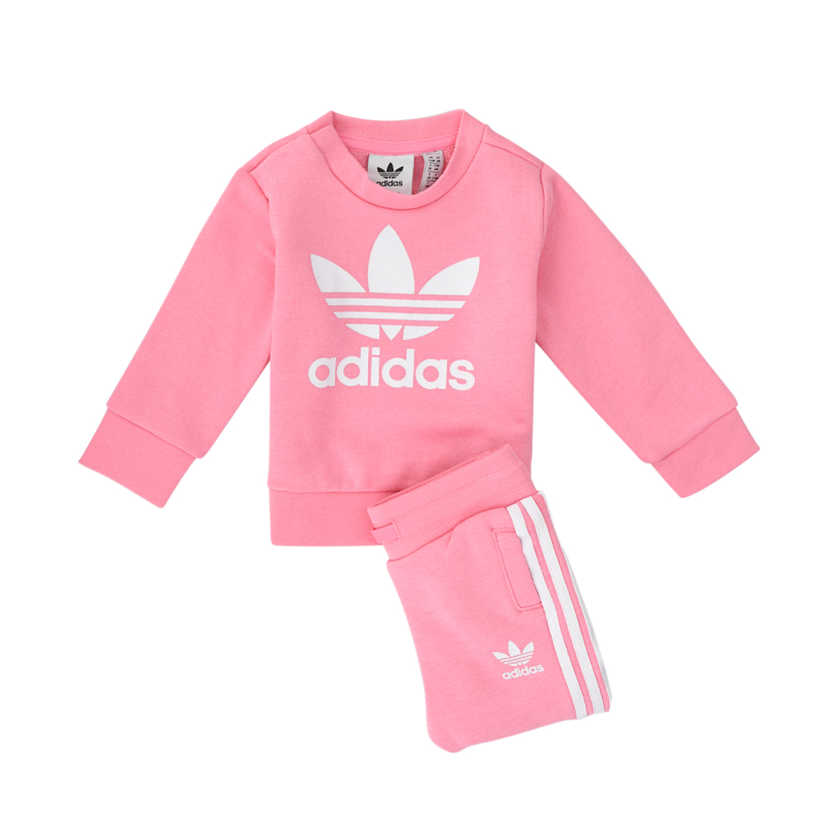 Conjunto adidas rosa infantil sales