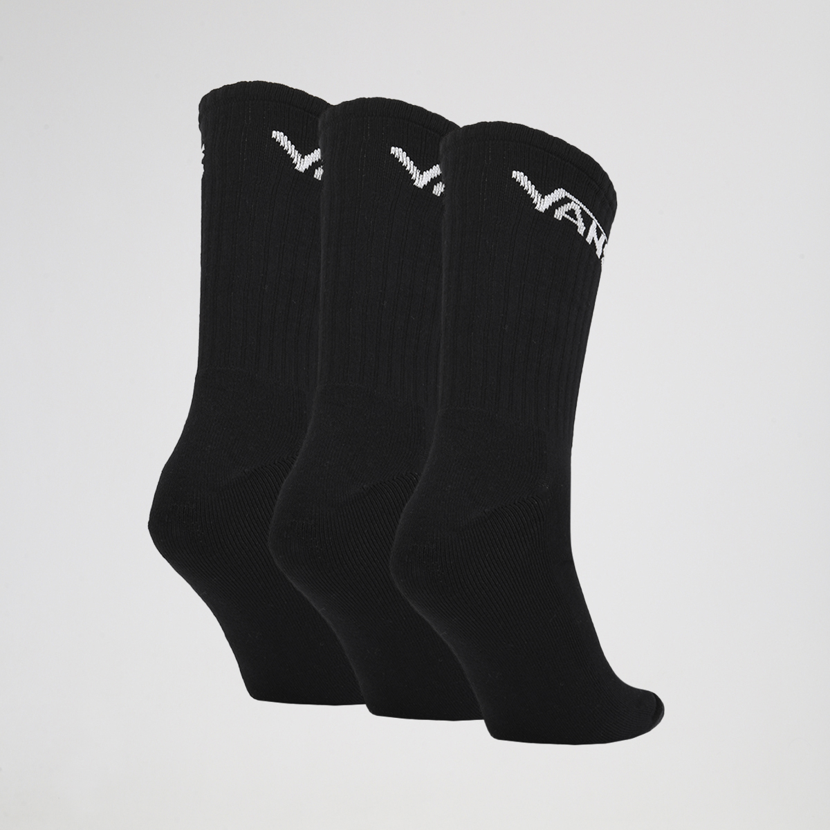 Pack de Medias Vans Classic Crew X3 Negras,  image number null