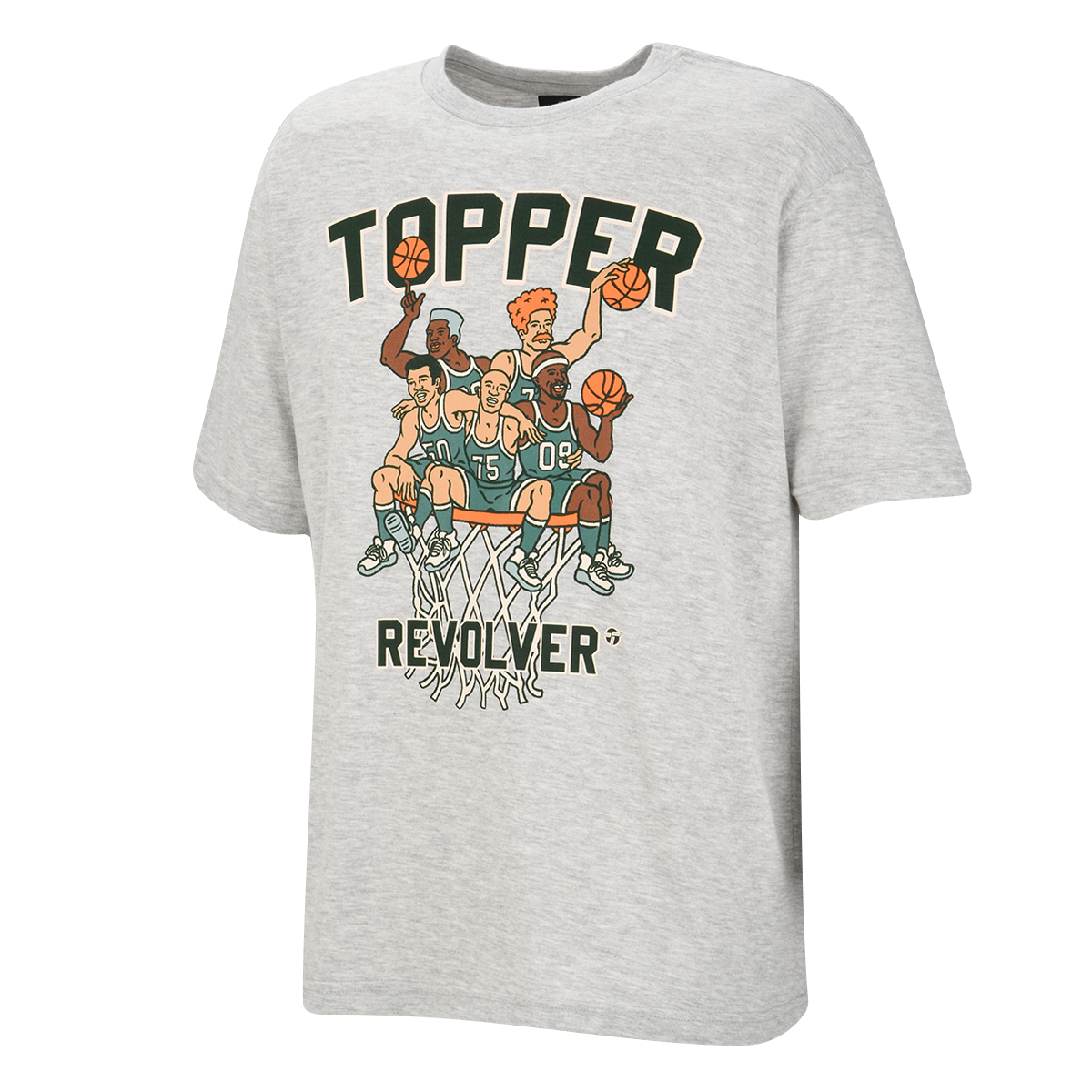 Remera Topper X Revolver Básquet,  image number null