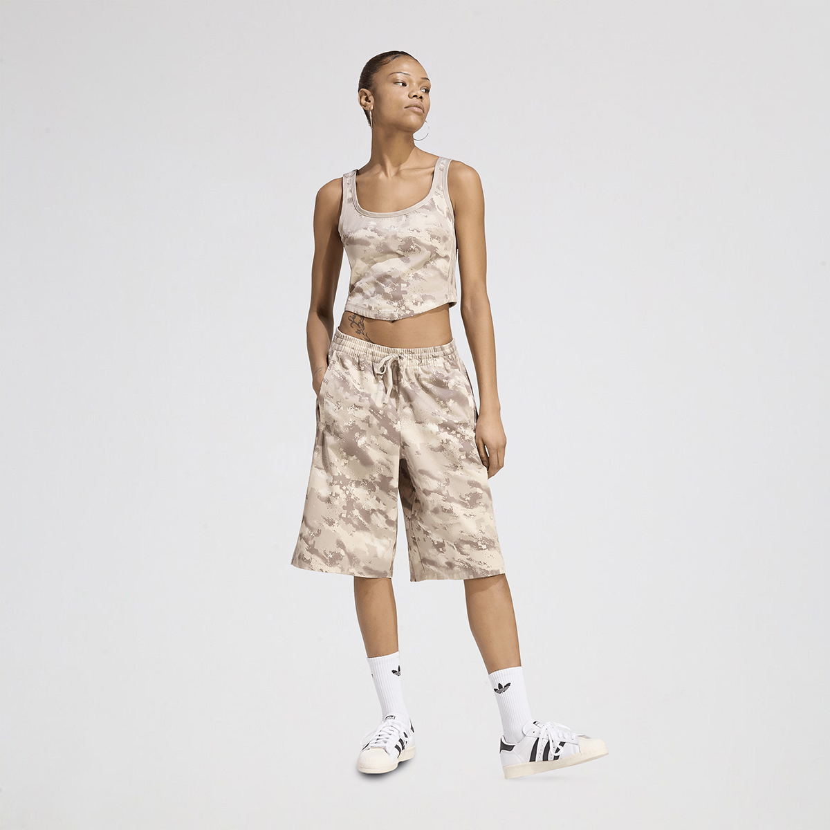Musculosa adidas Camo Corset Mujer,  image number null