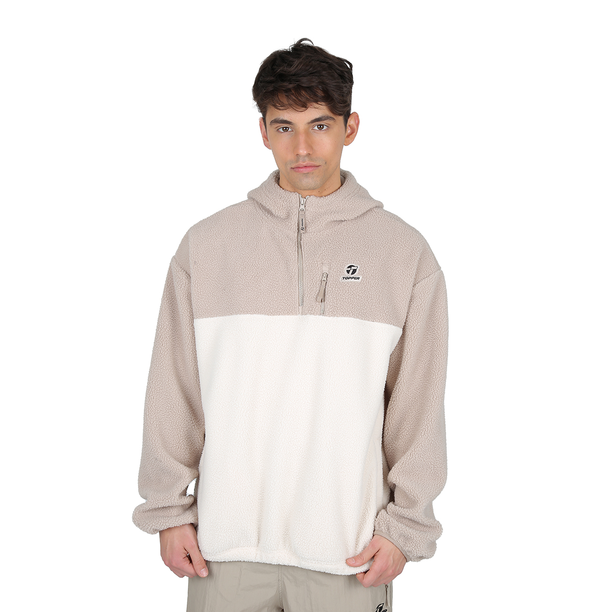 Buzo Urbano Topper 1-2 Zip Sherpa Hombre,  image number null